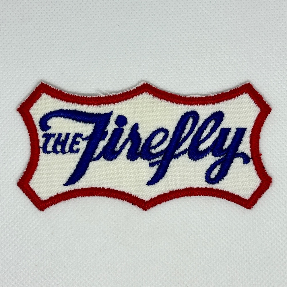 Vintage red, cream and blue The Firefly Patch